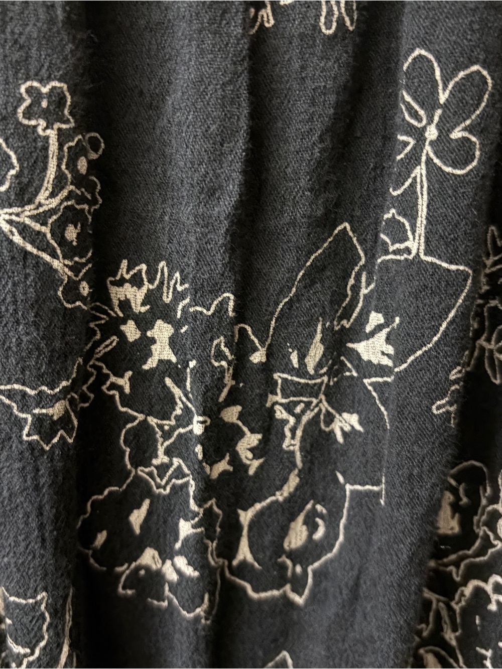 Abercrombie & Fitch Navy Floral Spaghetti-Strap Jumpsuit - Picture 5 of 14